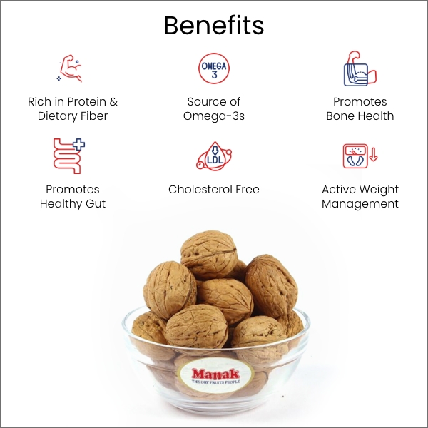 Walnuts | Akhrot Chilean Whole (Big) - 500g - Image 5