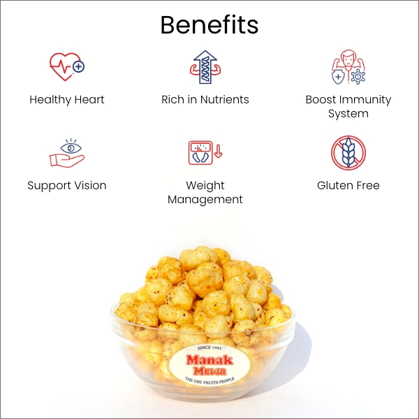 Phool Makhana | Lotus Seeds Chatpata 200g - Image 3