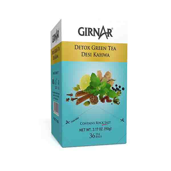 Girnar Green tea desi kahwa