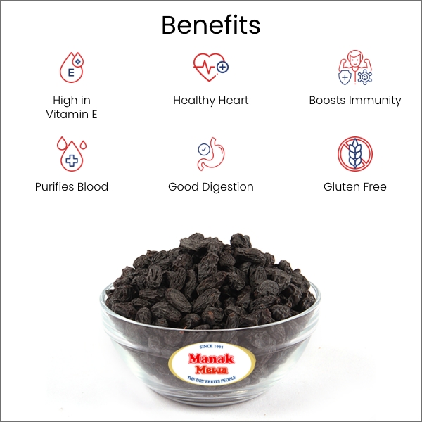 Raisins | Kishmish Black Seedless 250g - Image 4