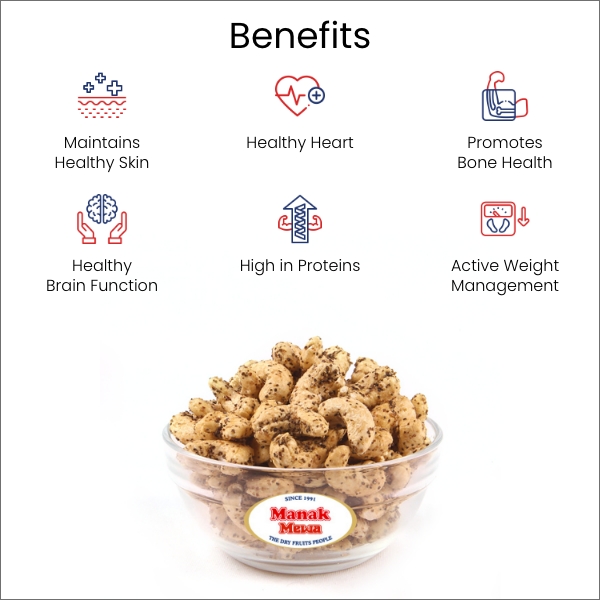 Cashew Nuts | Kaju Black Pepper 250g - Image 4