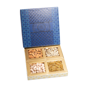 Almonds, Raisins, Cashewnuts, Salted Pistachios Net Wt. 200gms No. 02