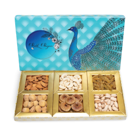 Almonds, Raisins, Cashewnuts, Salted Pistachios, Figs, Apricots Net Wt. 240gms No. 03
