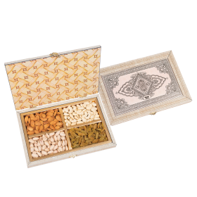 Almonds Bold, Raisins Long, Cashewnuts Jumbo, Salted Pistachios, Net Wt. 300gms No. P 04