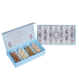 Almonds Bold, Raisins Long, Cashewnuts Jumbo, Salted Pistachios Net Wt. 500gmsNo. P 05